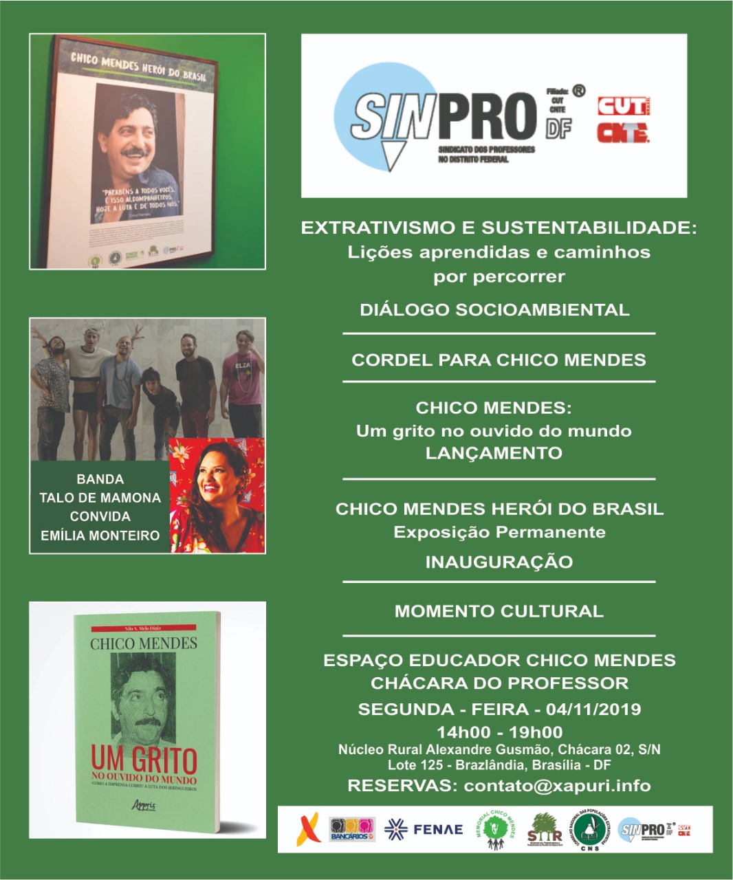 ARTIGO  Chico Mendes 30 anos: uma memória a honrar. Um legado a defender –  SINPRO-DF