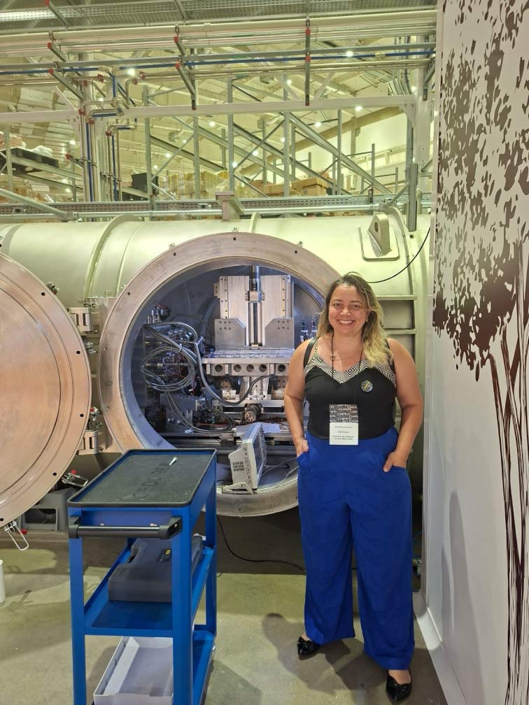 Professora de ciências naturais/biologia do CEF 03 de Taguatinga, Dilma Moura dos Santos